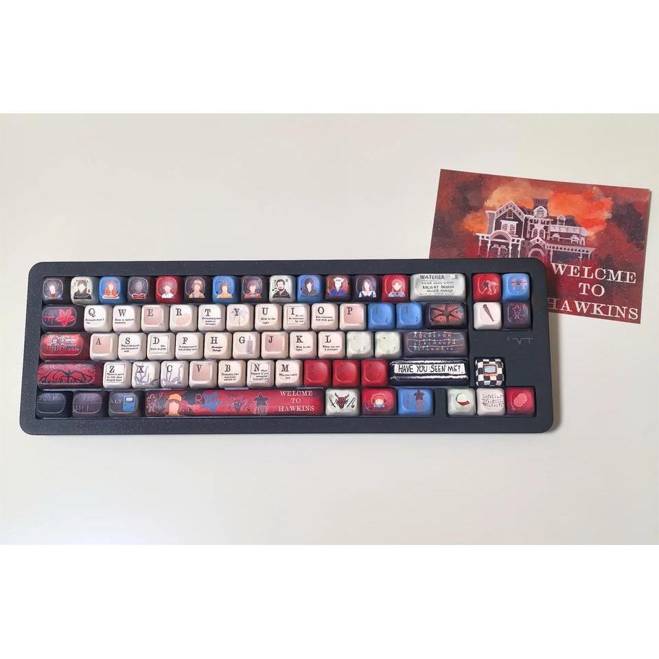 Stranger Things Joyce Byers Keycaps 130+ Keys Cherry / FOA Profile PBT ...
