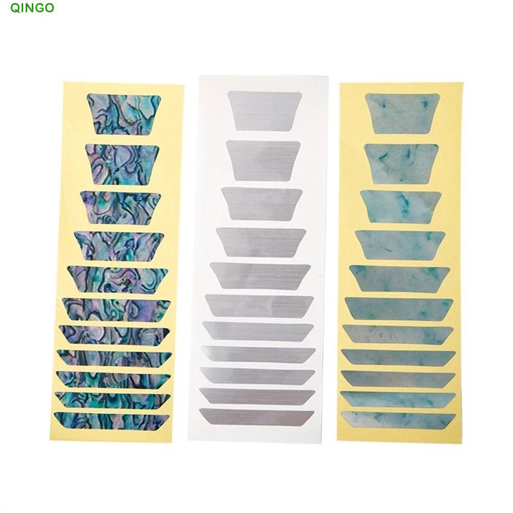 QINGO Cross Inlay Decals Ultra Thin Musical Instrument Guitar Inlay ...