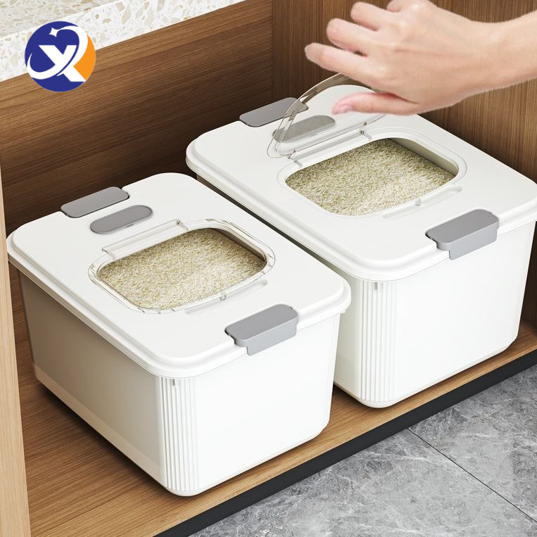 5-20KG Thick Dispenser Storage Container Insect-proof Rice Bucket Food ...