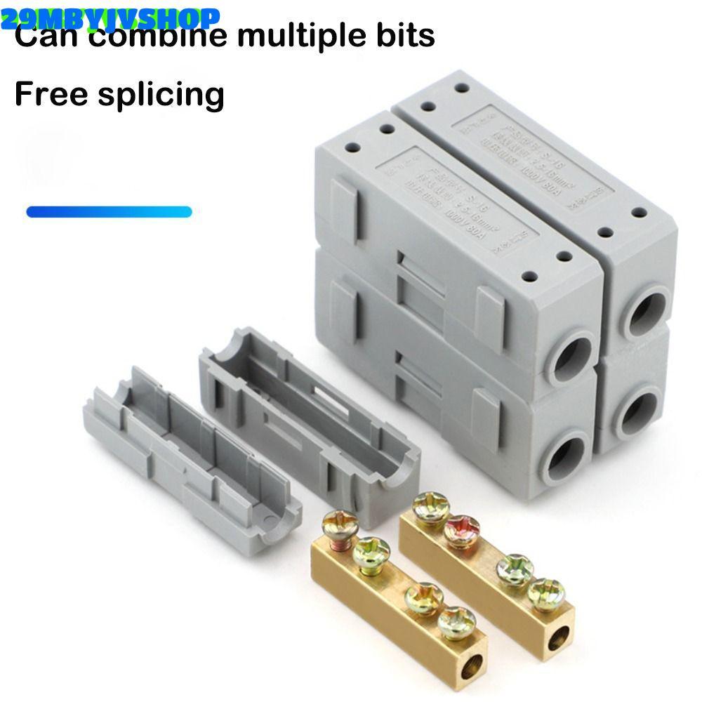 29MBYJVSHOP Quick Terminal Block, High Power Conductor Brass High Power ...