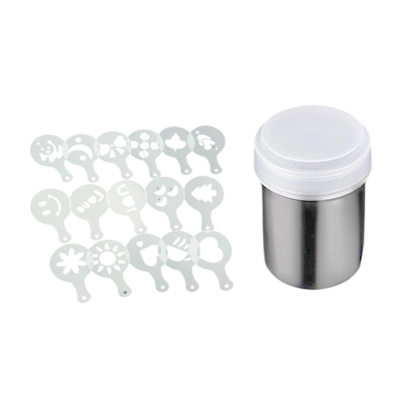YOO Cocoa Sugar Chocolate Flour Duster Shaker Tool Homes kitchen Cocoa ...