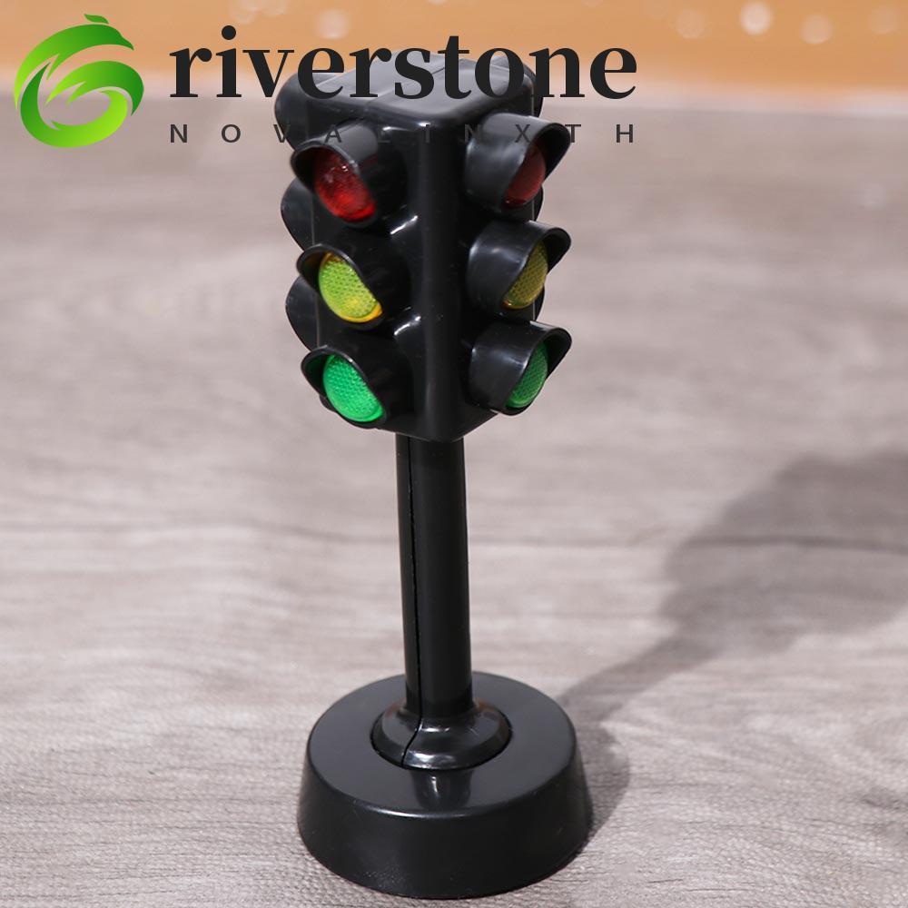 RIVERSTONE Model Road Light, Traffic Safety Mini Mini Traffic Light ...