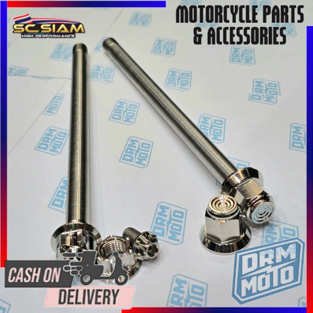 PER PC SC SIAM ( CNC, CONCAVE ) WHEEL AXLE (EHE) FOR MIO/NMAX/AEROX ...