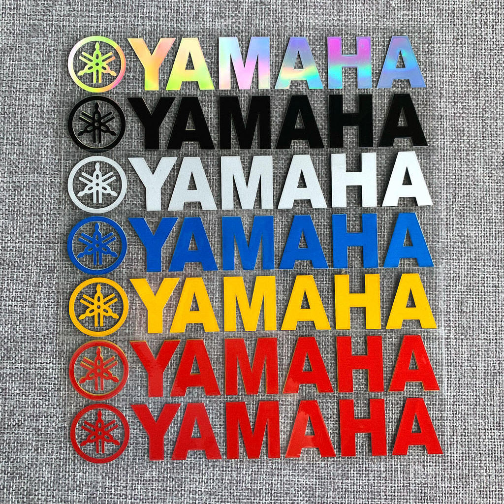 LOGO Logo Body Reflective Sticker, Fuel Tank Laser Rainbow Sticker 1 ...