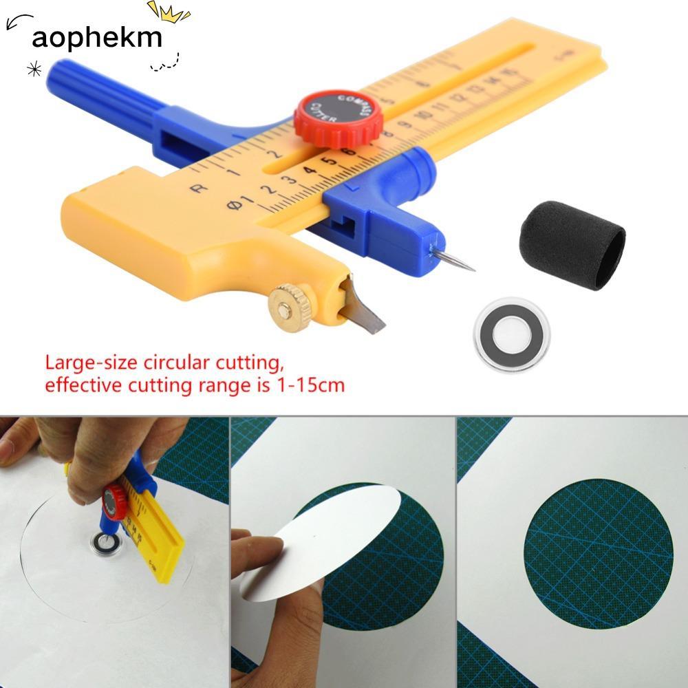 AOPHEKM Compass Circle Cutter, Rotary Circular Rotary Paper Trimmer ...