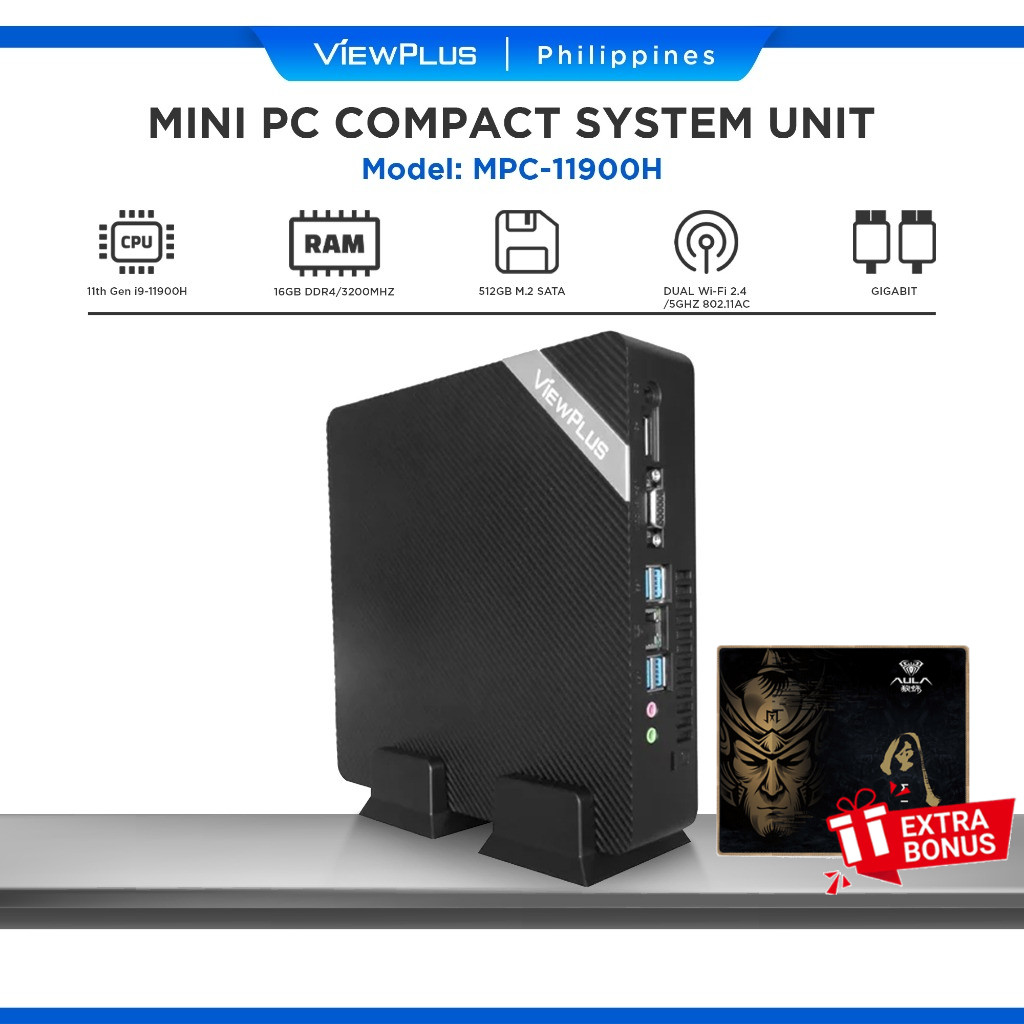 Viewplus MPC-11900H MINI PC With Core i9 Portable 16G/RAM;512GB/SSD ...