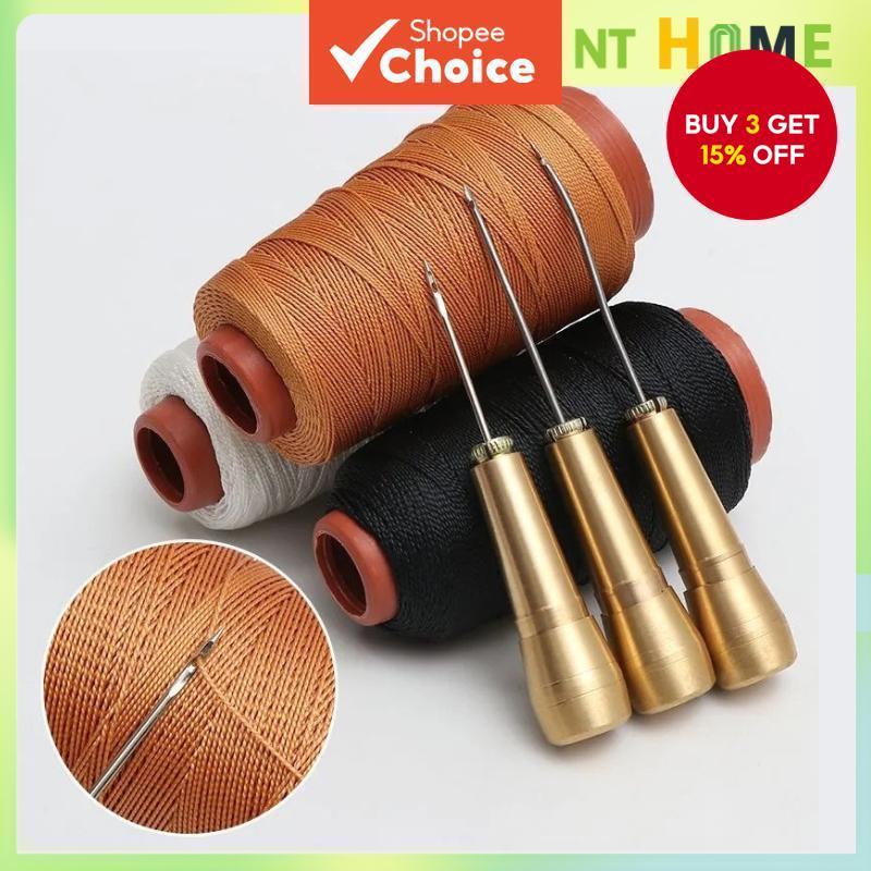 Heavy Duty Leather Sewing Thread & Needle Kit – Nylon for Shoes, Boots ...