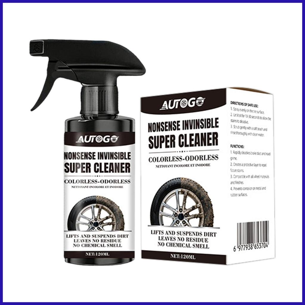 Rim Cleaner 120ml Wheel Dust Cleaning Spray Brake Dust Cleaner for Cars ...