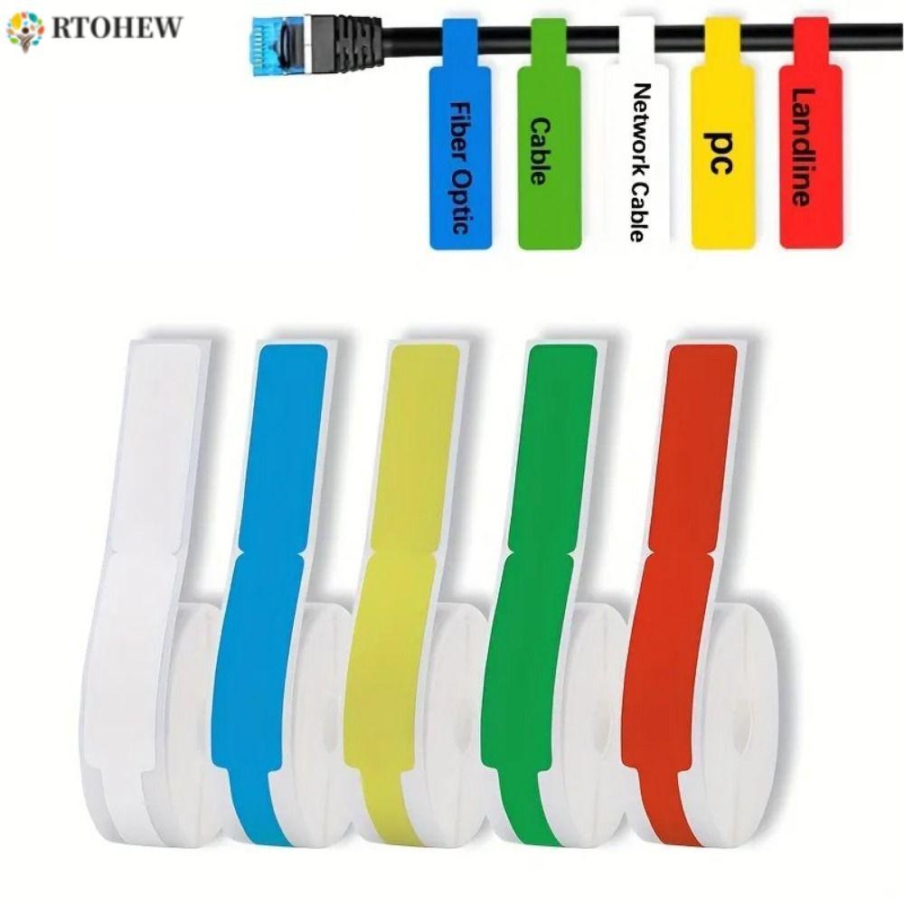 RTOHEW Cable Label Wire Identification Tag, Supermarket Thermal Paper ...