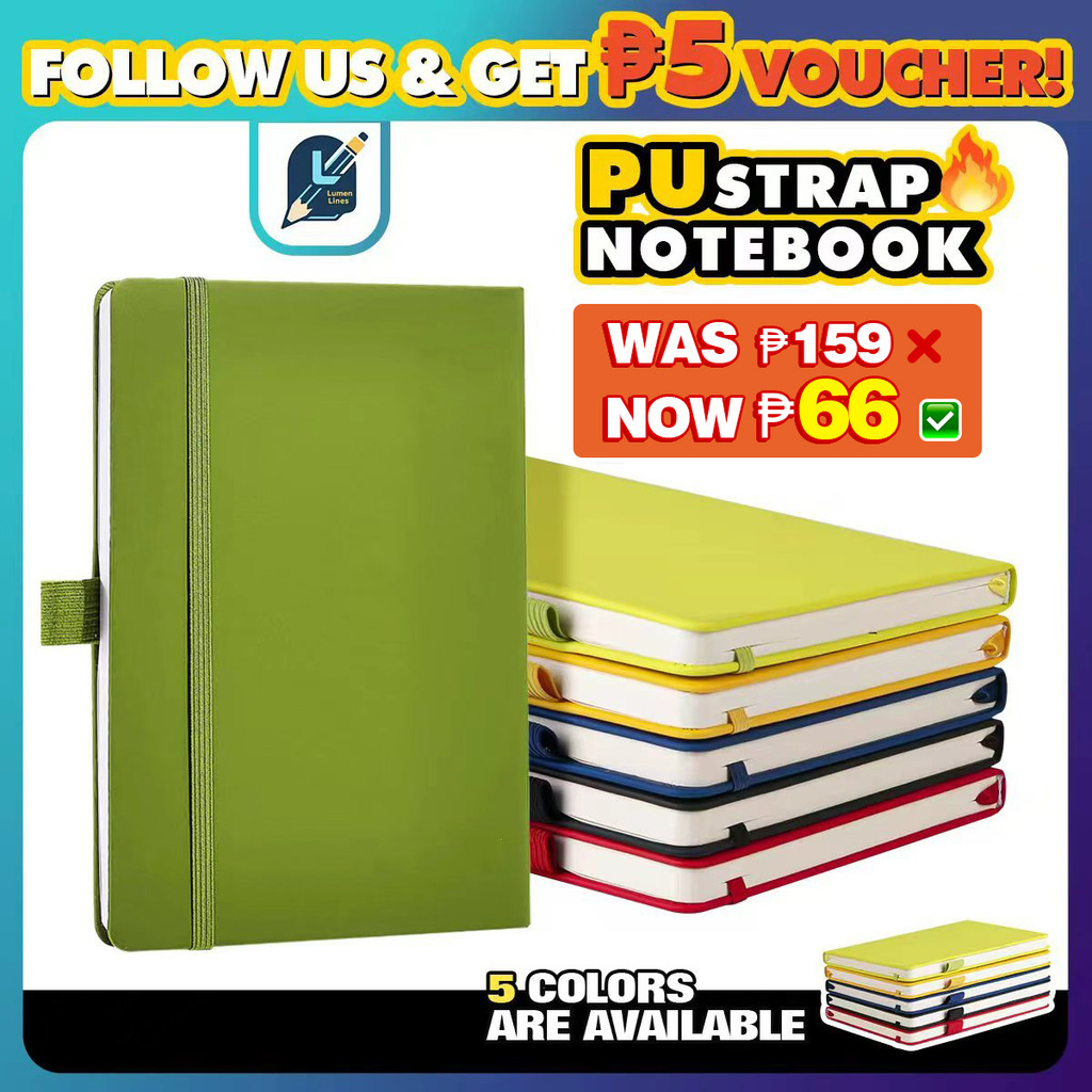 [A5 Size] Stationery 25K Moleskin Rubber Diary Strap Notebook w/ String ...