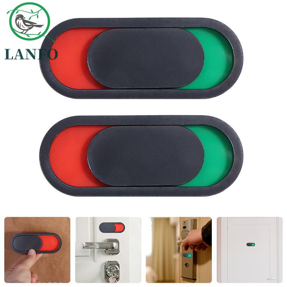 LANFO Do Not Disturb Sign, 10*4cm Slider Open Toilet Door Vacant ...