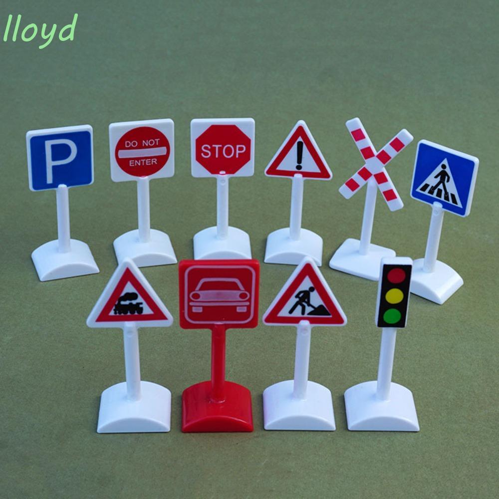LLOYD1 Dollhouse Speed Limit Sign, Road Block Mini Simulation City Road ...
