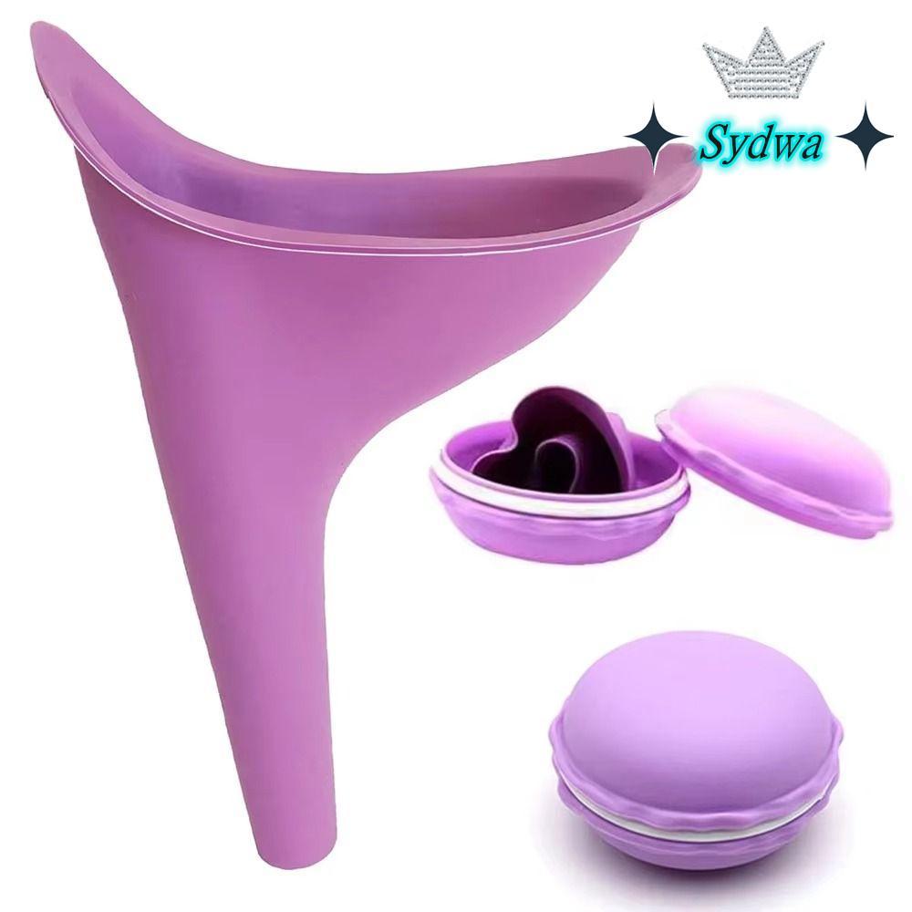 SYDWA Urine Wee Funnel, with Storage Box TPR Woman Emergency Urinal ...
