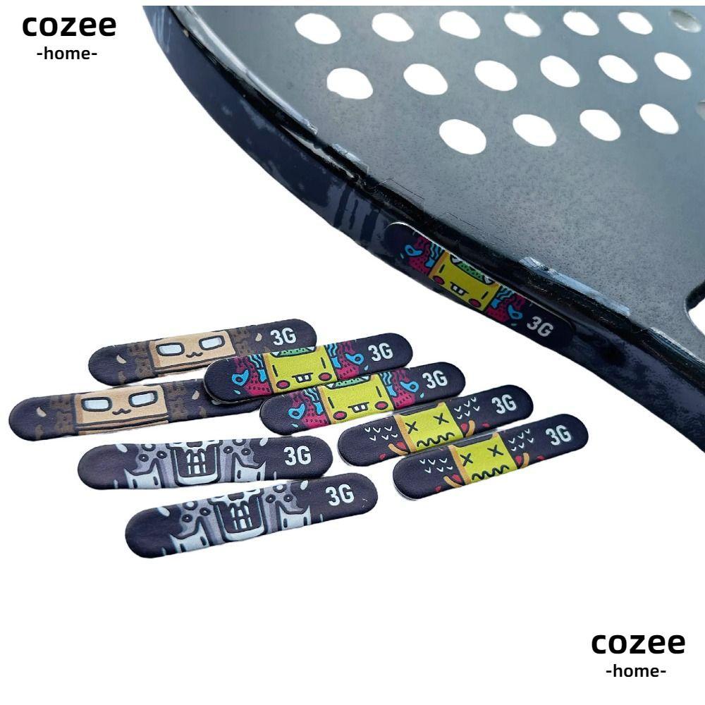 COZEE 6PCS Tennis Racket Weighted Sticker, 3g Cartoon Weight Tape, High ...