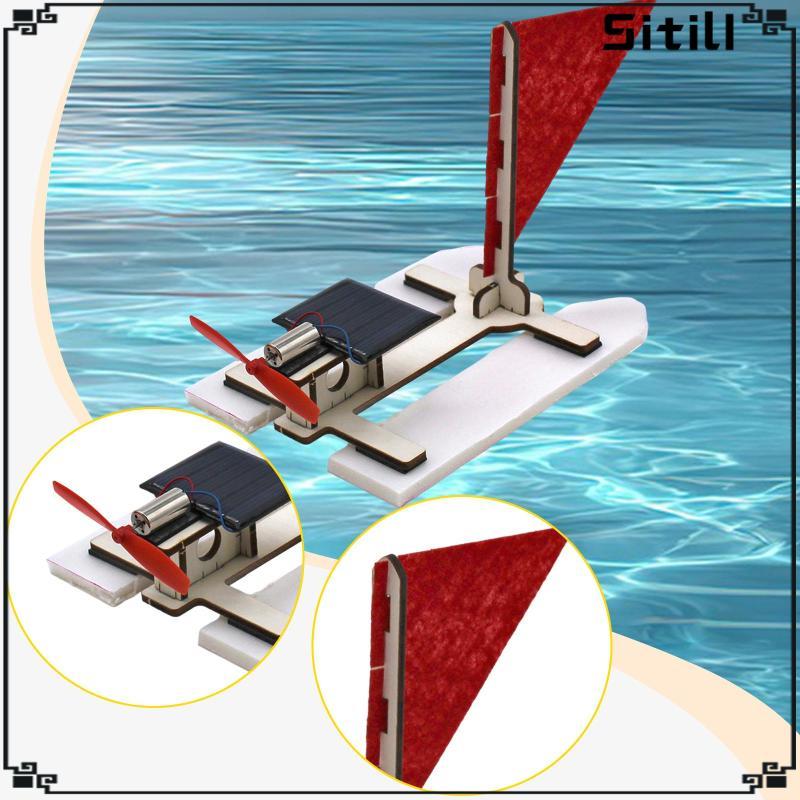 [Stand] Solar Boat DIY Science Experiment Power Generation Model Hand ...