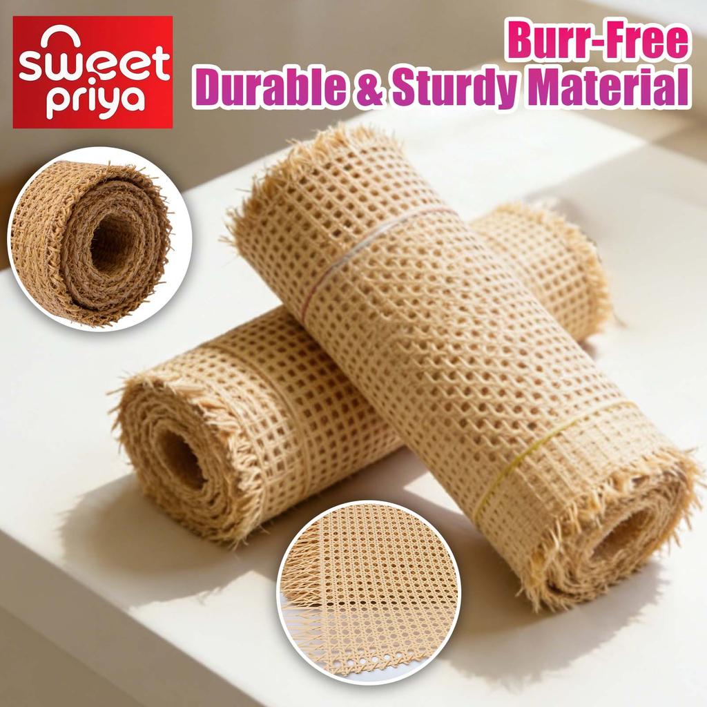 Rattan Webbing Roll For Furnitur Durable Synthetic Rattan Net Sheet For ...