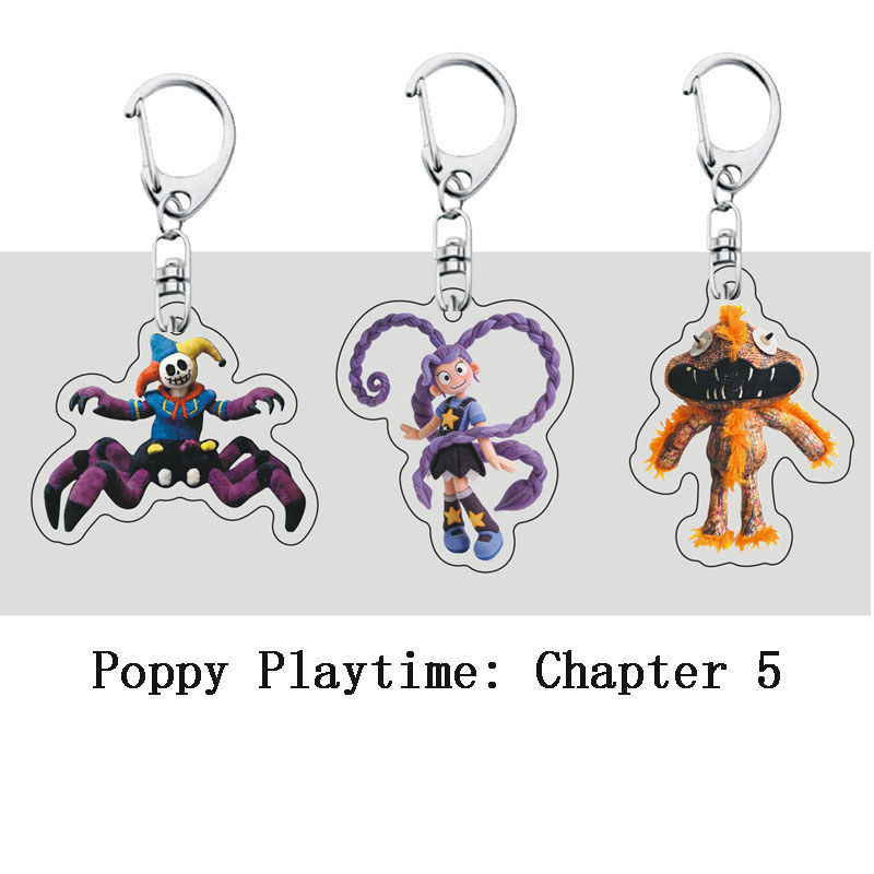 Poppy Playtime Chapter 5 Lily Lovebraids Keychain The Prototype Chum ...