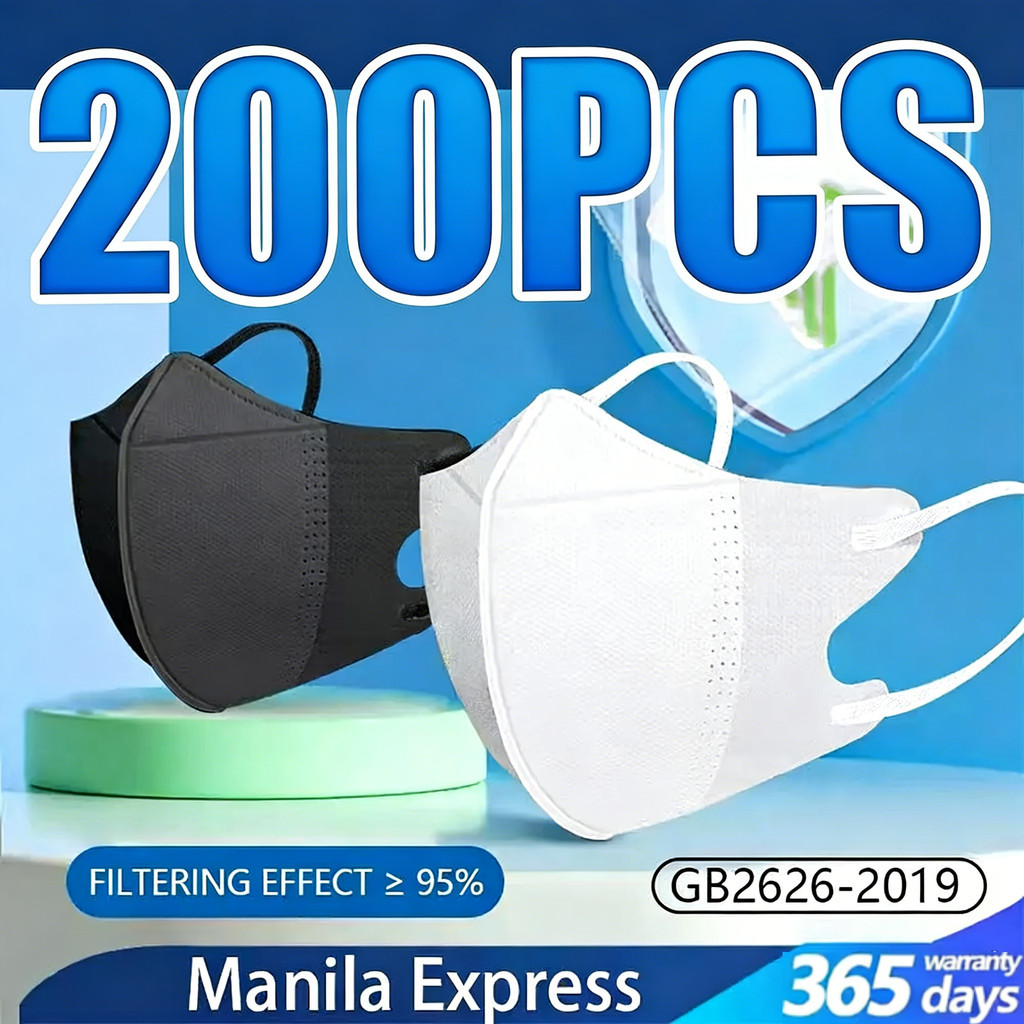 Korea 3D Face-Lifting 3Ply Face Mask Blocks 95% Bacteria Viruses ...