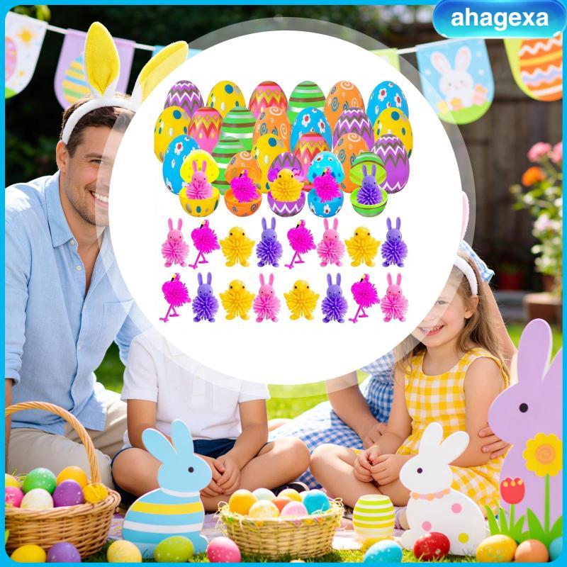 [Ahagexa] 24 Filled Easter Eggs with Spiky Creatures, Ideal As Party ...