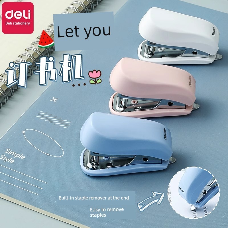 stapler Deli Small Stapler Stapler Student Convenient Multifunctional ...