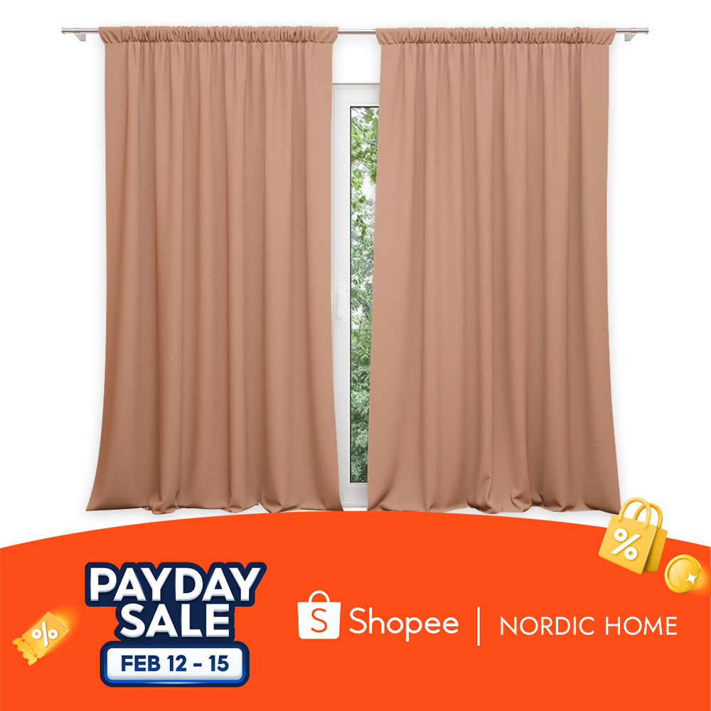 𝗡𝗢𝗥𝗗𝗜𝗖 𝗛𝗢𝗠𝗘 Hotel Quality Window Curtain Panels Draperies Rod Pocket ...