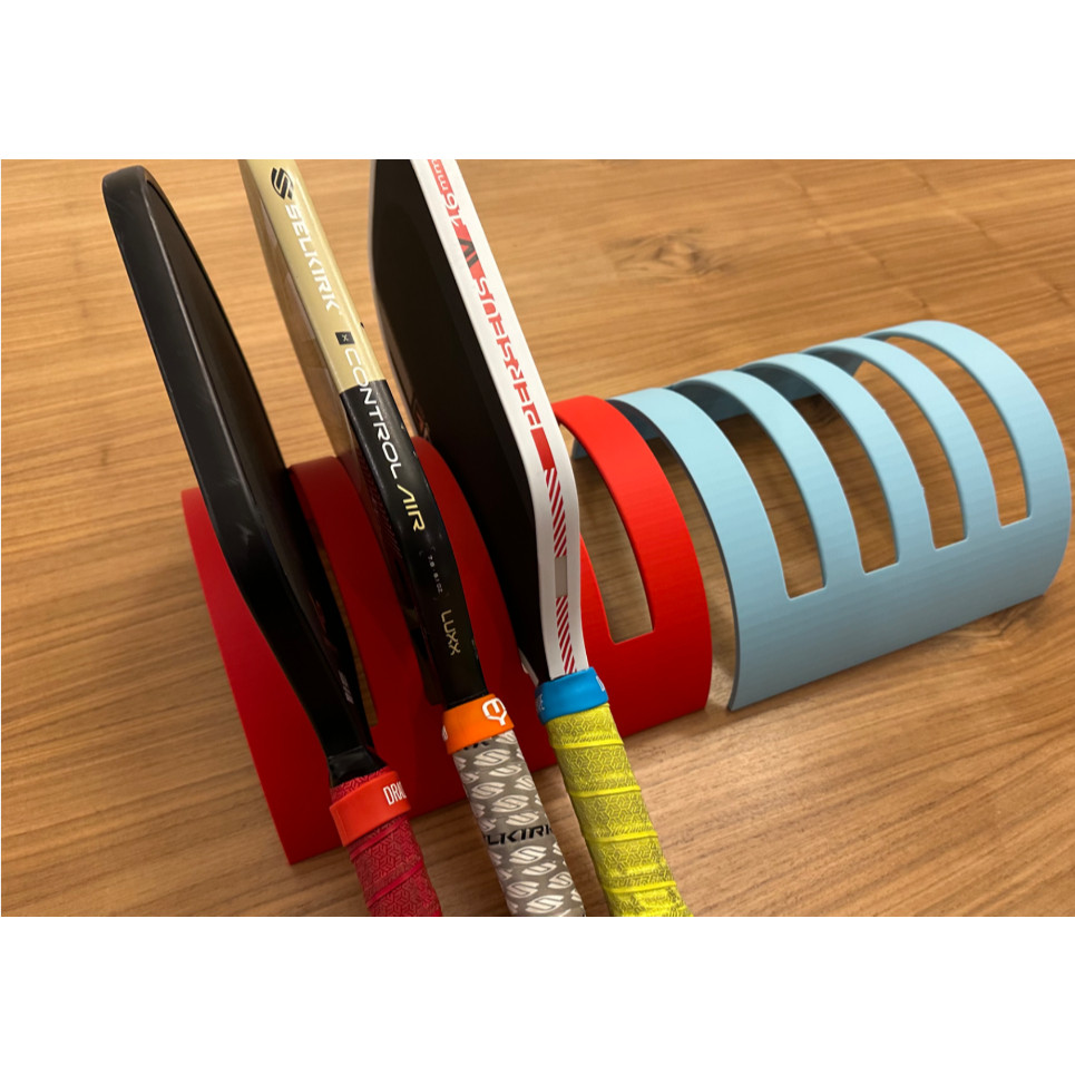 Pickleball Paddle Holder Rack | Display Stand Organizer for Pickleball ...