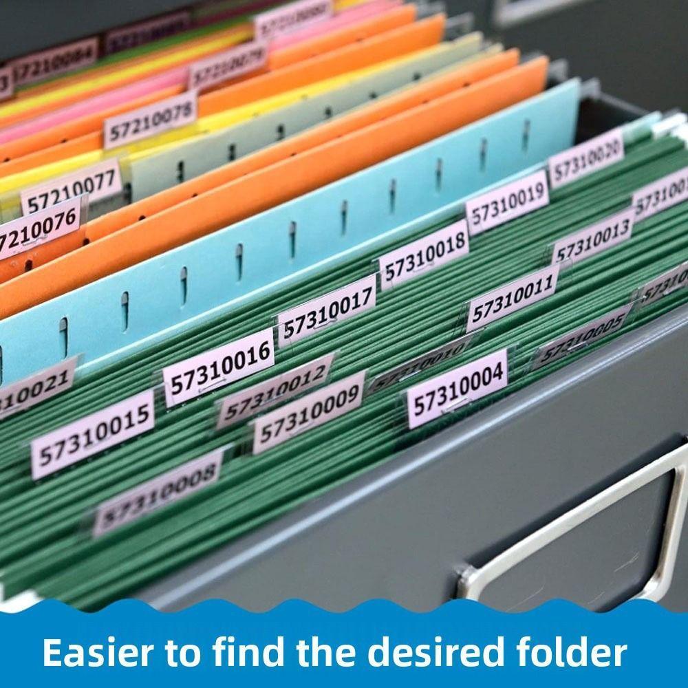 GOGOASDGRF 25pcs Index Tabs, Self-adhesive Index Label File Storage ...