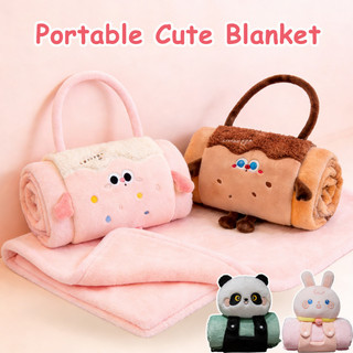 2 In 1 Creative Cartoon Pillow with Blanket Quilt Office Nap Travel ...