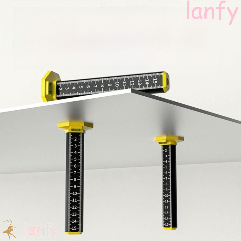 LANFY Ceiling Leveling Ruler, Light Steel Graduated Scale Equal Height ...