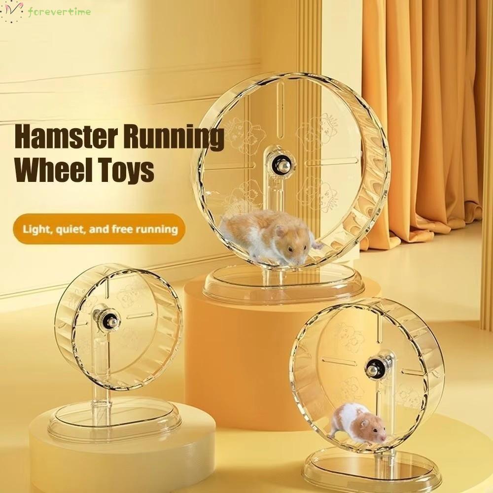 Transparent Quiet Hamster Running Wheel - Easy Disassemble Widened ...