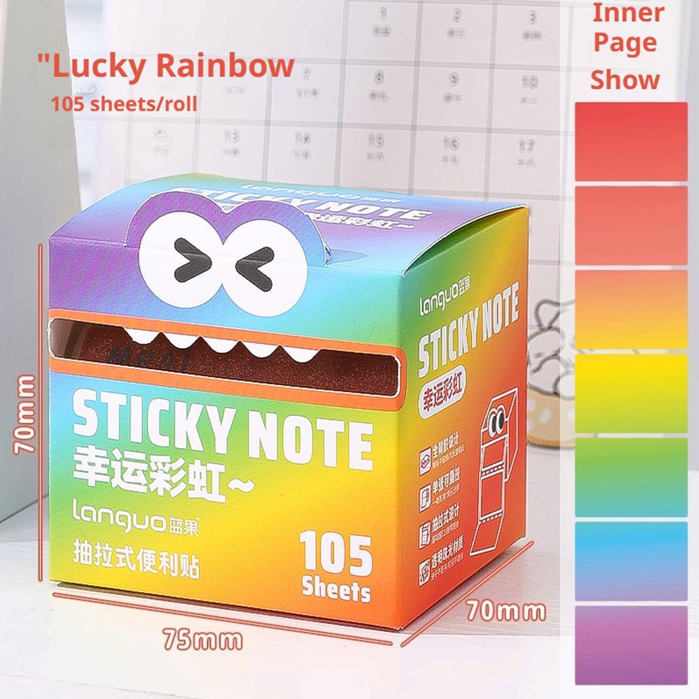 Pull Out Sticky Notes, Transparent Colored Notes, Student Stationery ...