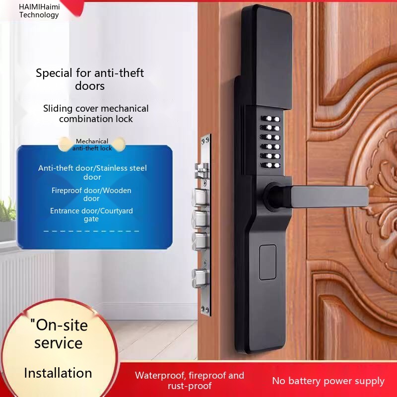 Home Security Door Mechanical Code Lock Commercial Entry Door Lock ...