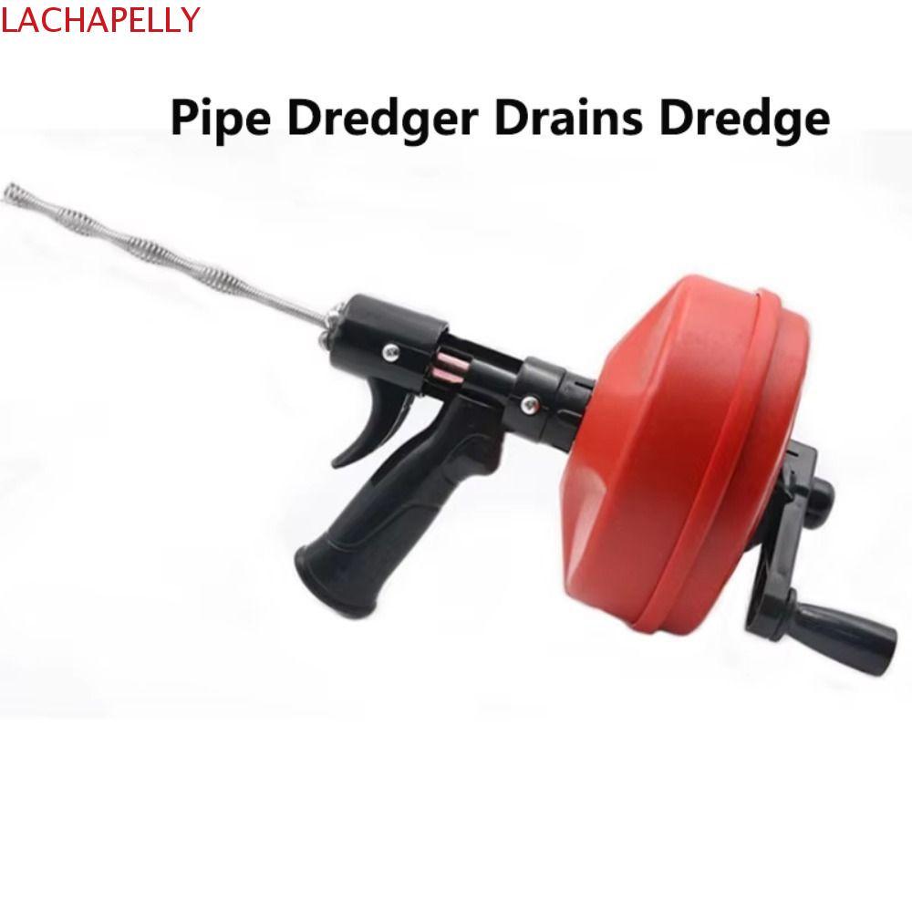 LAEULY Drain Snake Auger, Manual/Electric Professional Drain Clog ...