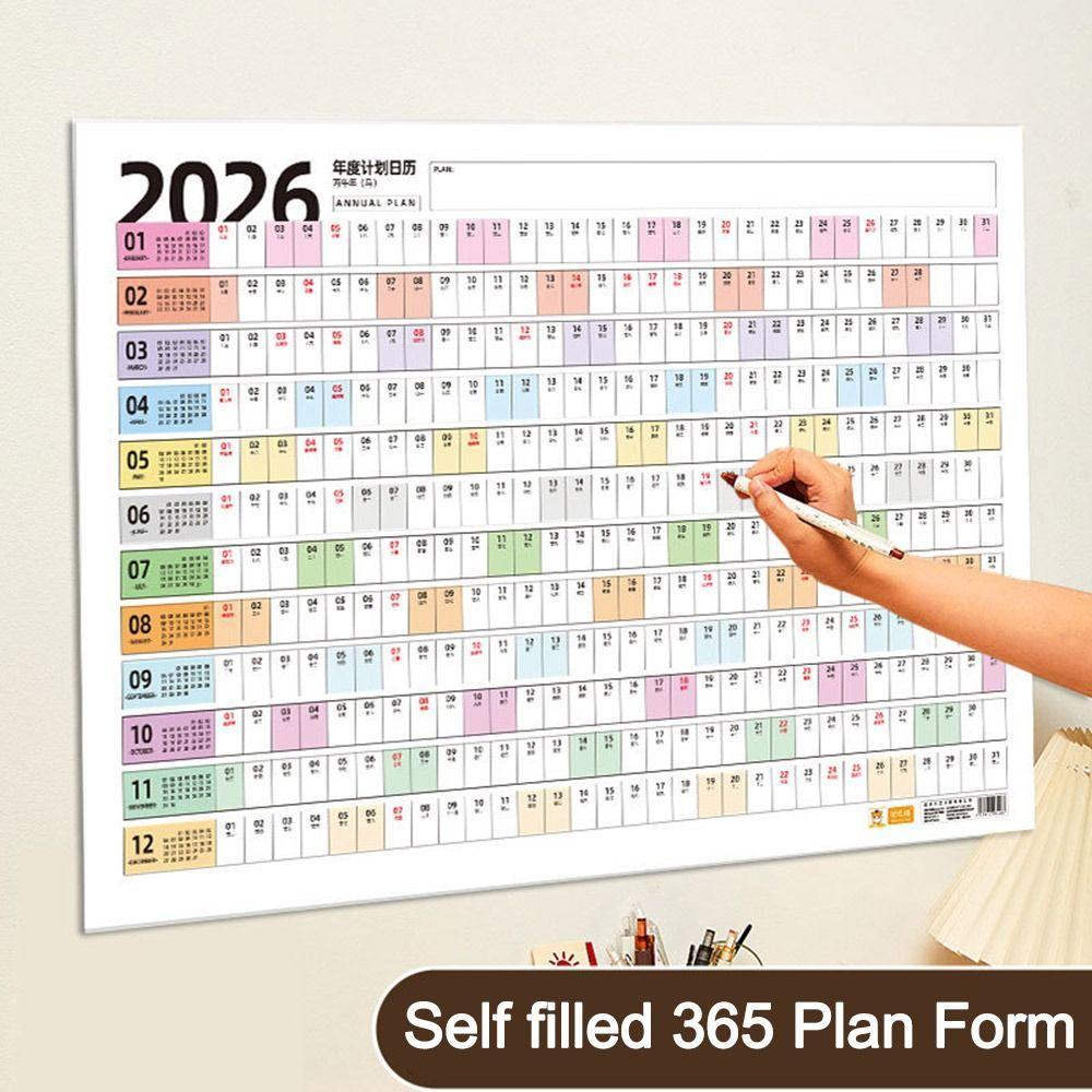 TARSUR Wall Calendar, Large Planner Target 2026 Calendar Planner Sheet ...