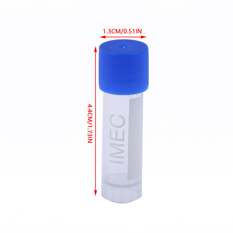 GMARTY 50Pcs 1.8ml(2ml) Plastic Graduated Cryovial Plastic Test Tube ...