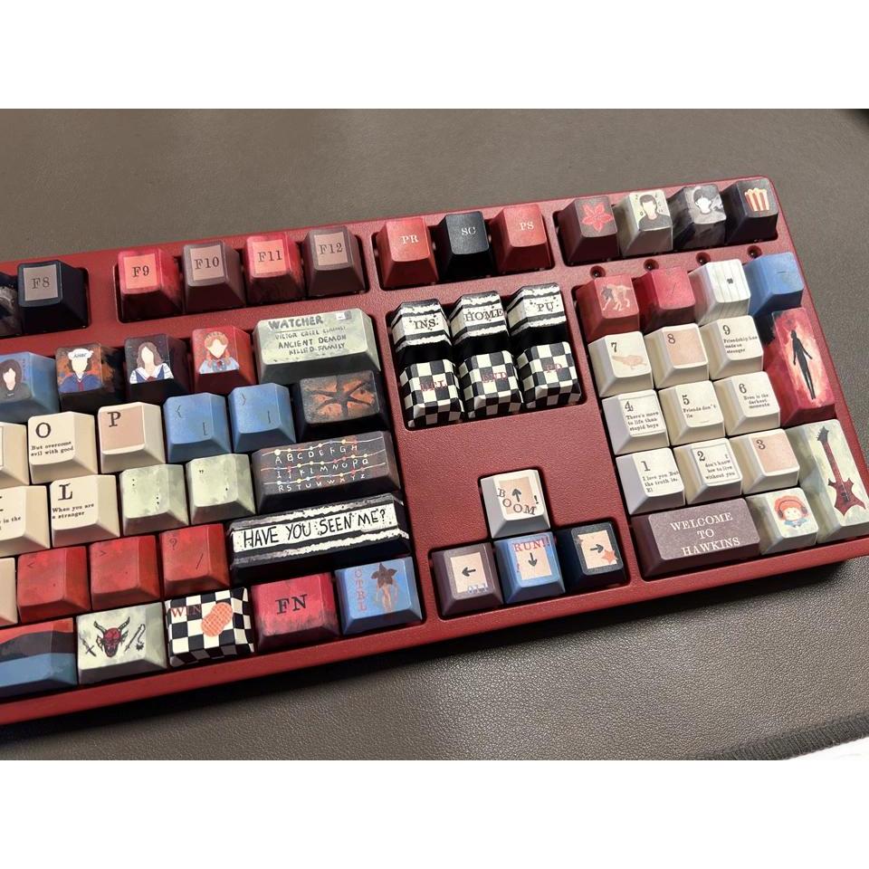 Stranger Things Joyce Byers Keycaps 130+ Keys Cherry / FOA Profile PBT ...