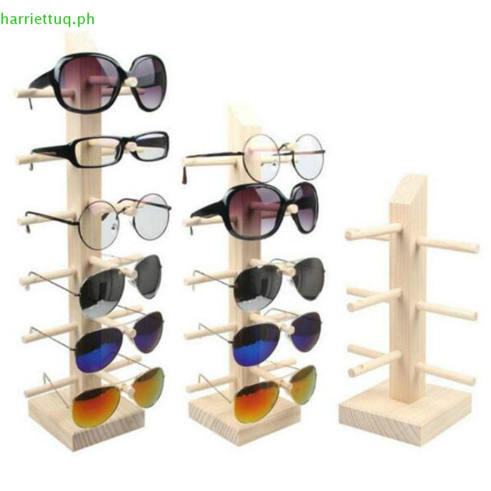 YISEN Glasses Display Stand Wood Display Rack Eyewear Accessories ...