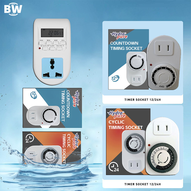 Timer Socket 12 24H Digital Countdown Cyclic Programmable Electrical ...