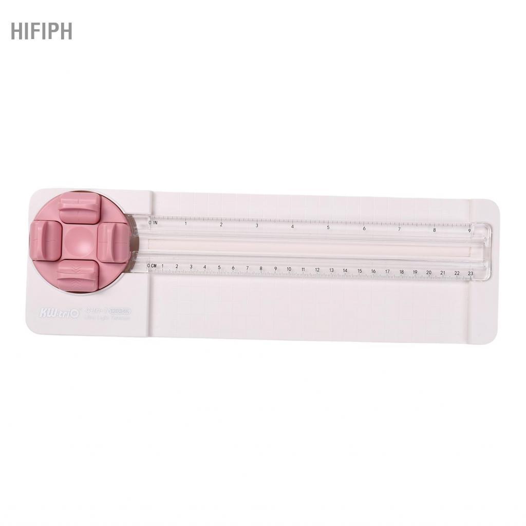 hifiph Paper Trimmer 4-in-1 Rotary Cutter 23cm Length with Straight ...