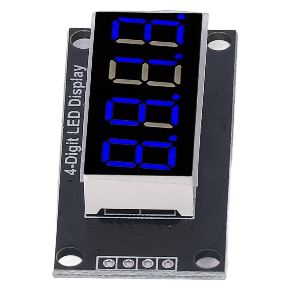 SUKIKI Digital Tube Display Module, 0.36 Inch 4 Digit 7 Segment LED ...