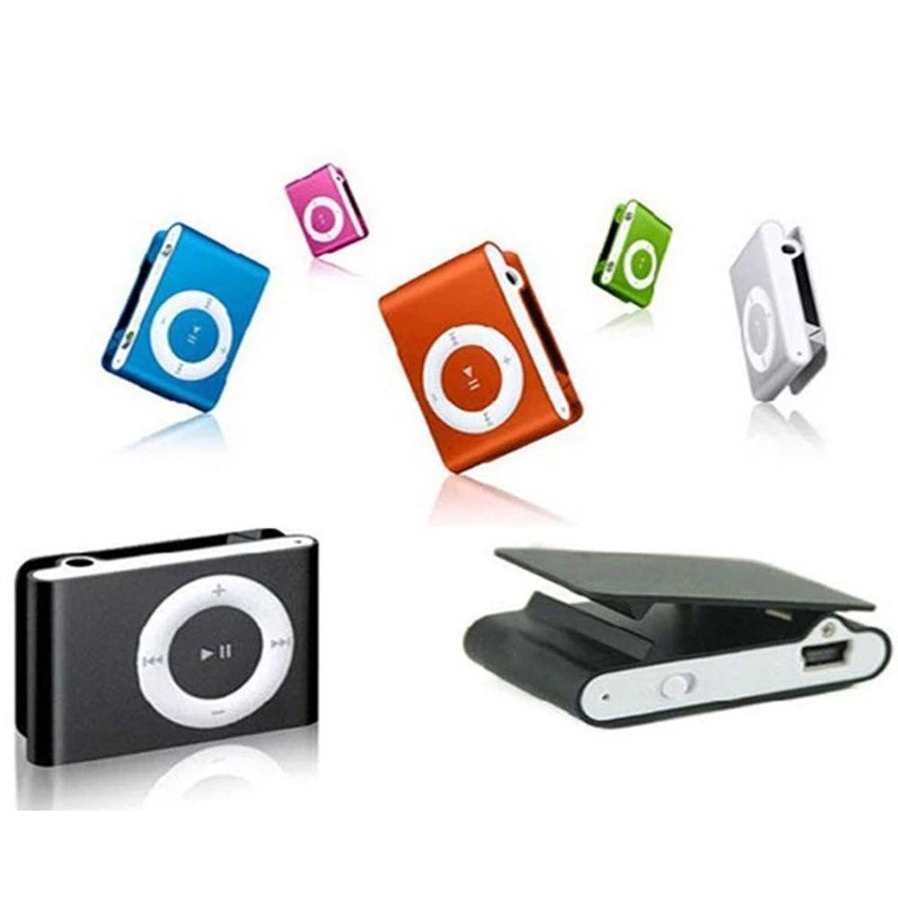 TECH Clip MP3 Waterproof Portable Walkman Metal 3.5mm Mirror Sport MP3 ...