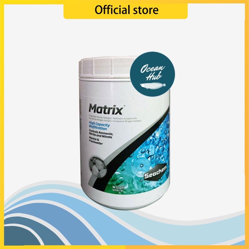 Seachem Matrix (Biomedia) Filtratrion - With Original Casing and Refill ...