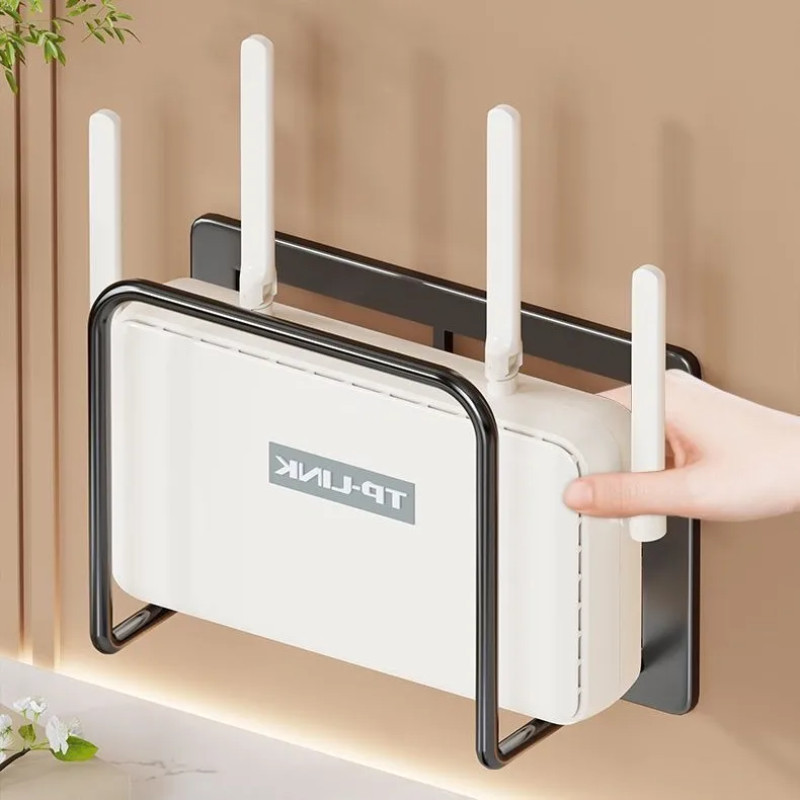 Wall Mount WiFi Router Holder, Power Strip & Cable Management ...