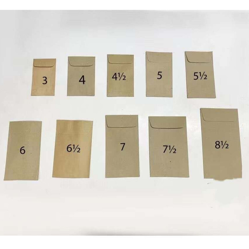 500pcs Coin Envelope Brown Kraft Paper | Shopee Philippines