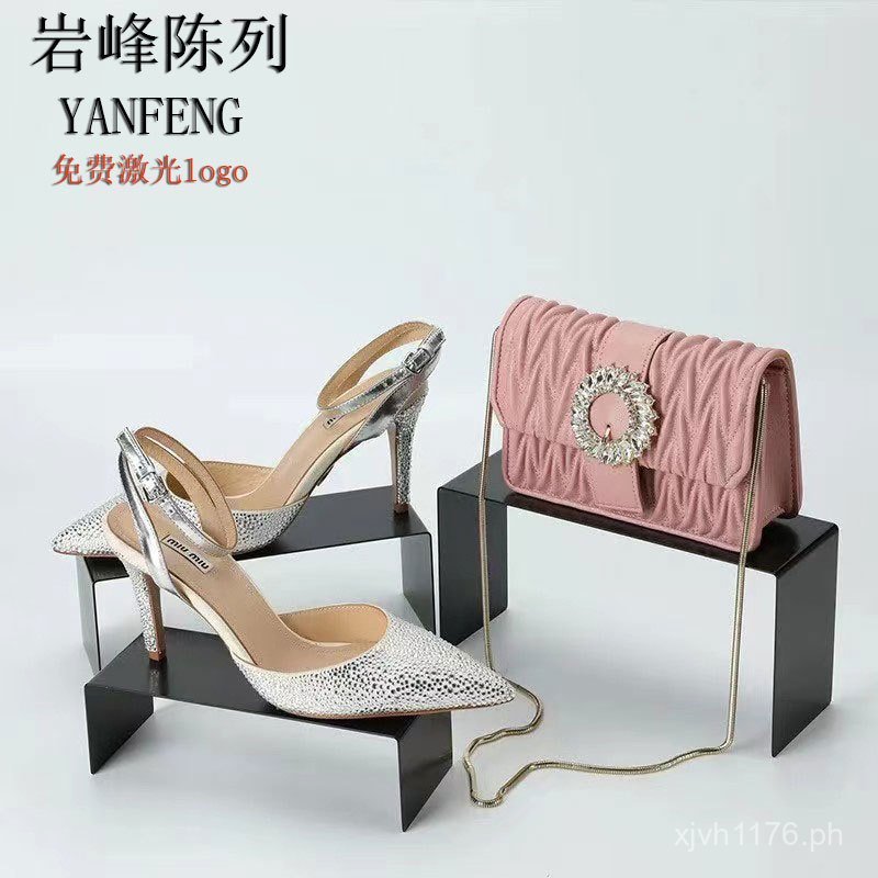 Cosmetics Shoes Bags Display Rack Clothing Store U Model Display Stand ...