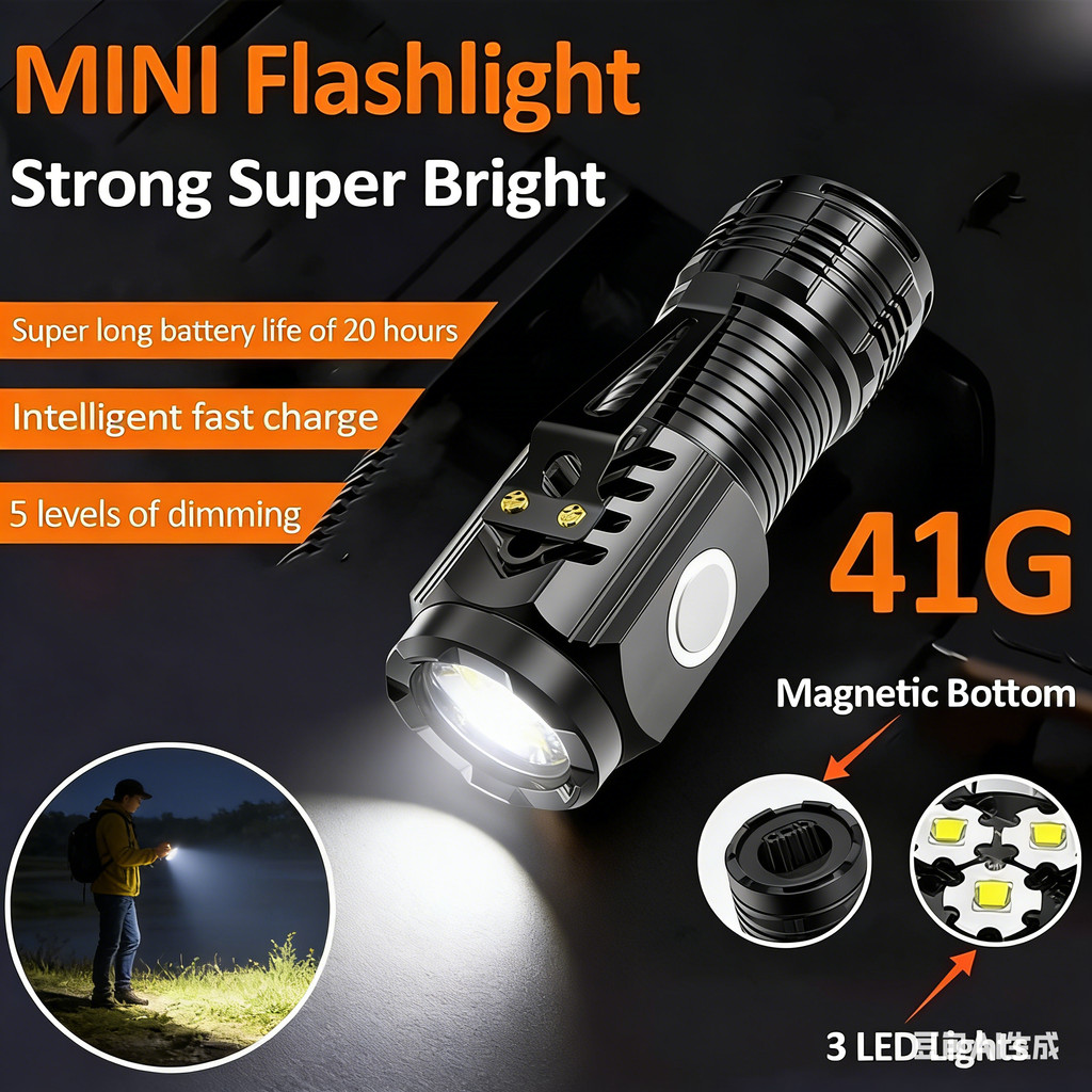 Shop flashlight rechargeable heavy duty for Sale on Shopee Philippines