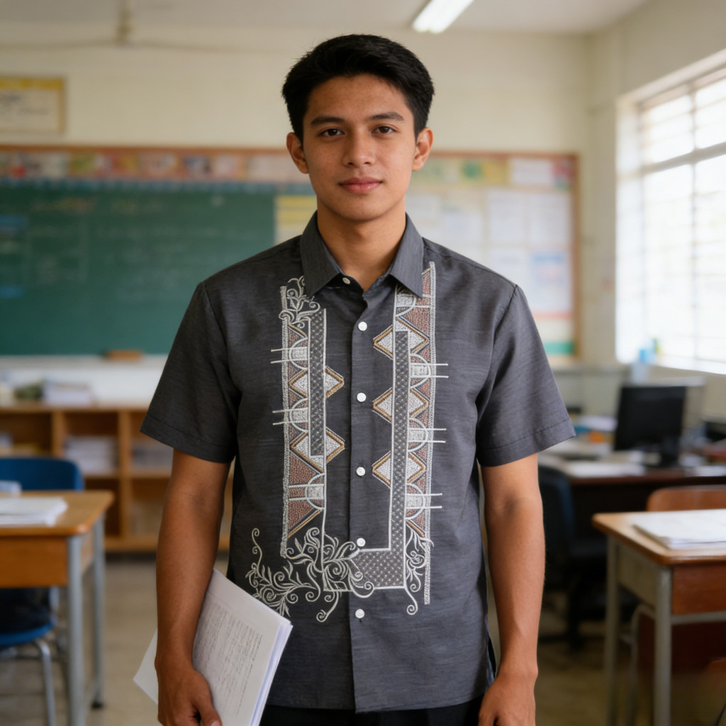 [3-day delivery] Office Based Thursday DepEd Uniform Shirt 2026 Ethnic ...