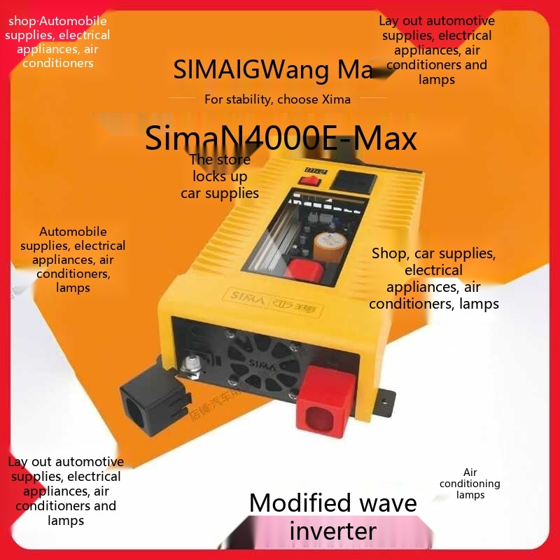 New Xima 24V to 220V trucks installed by a high-power converter 4000W ...