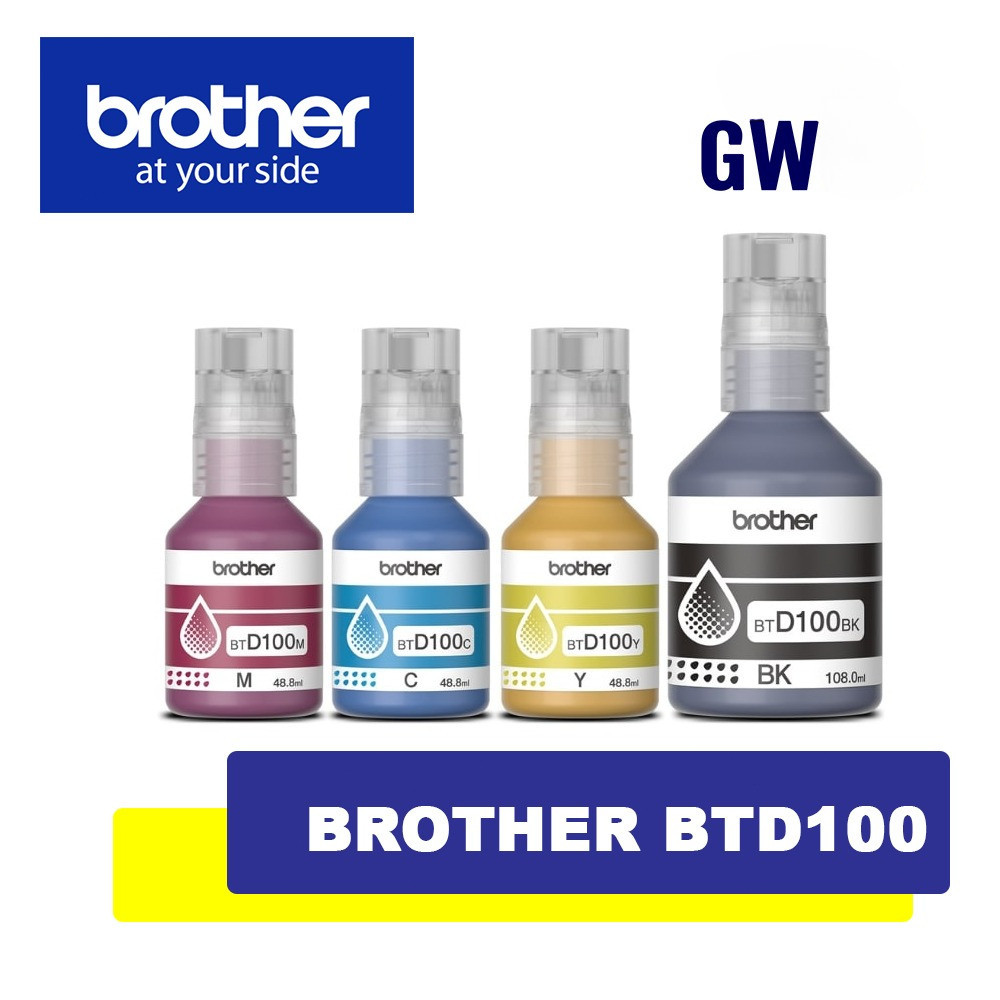 Brother BTD100 Genuine Ink Bottle for T430W T530DW T730DW T830DW T930DW ...