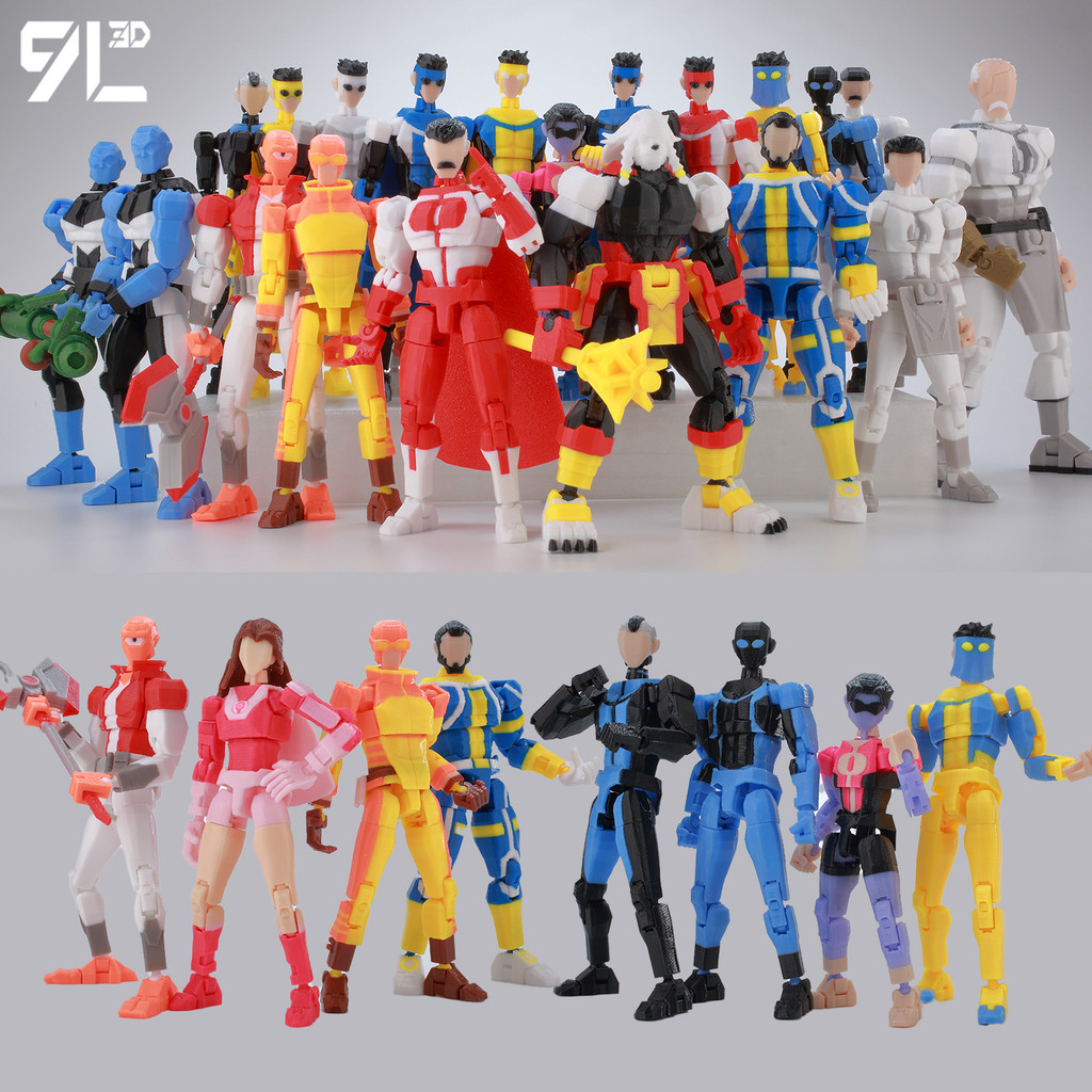 dummy 13 action figure 9L3D Multi-Joint Movable Invincible Kid ...